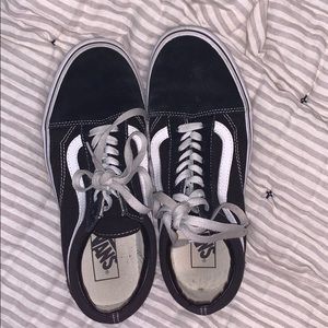 Black and white tie vans